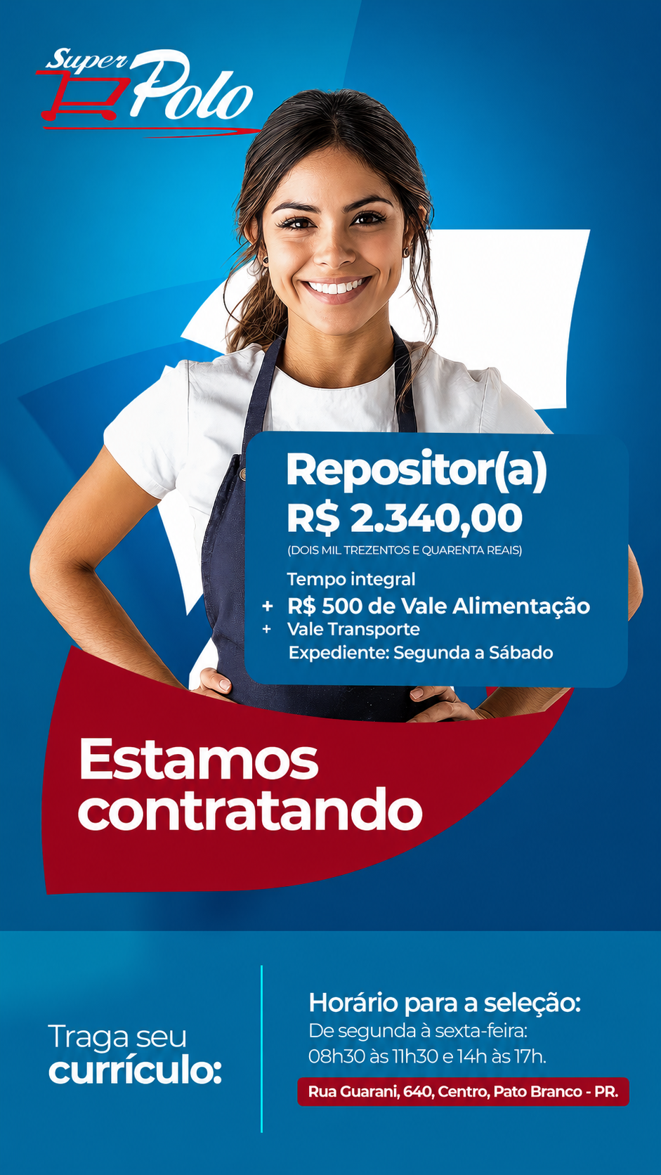 Vaga Repositor Story