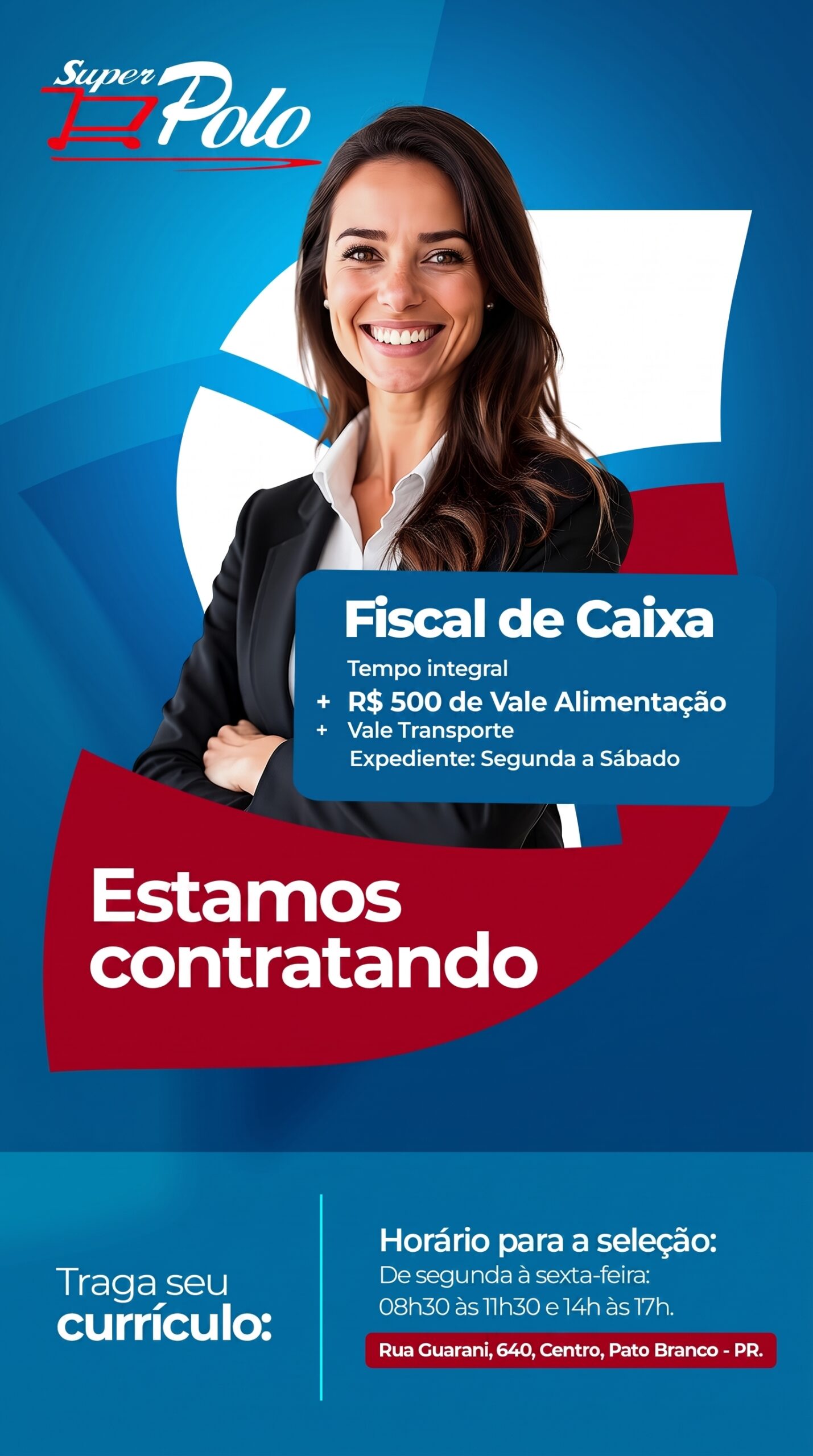 Vaga_Fiscal de Caixa Feminina ST